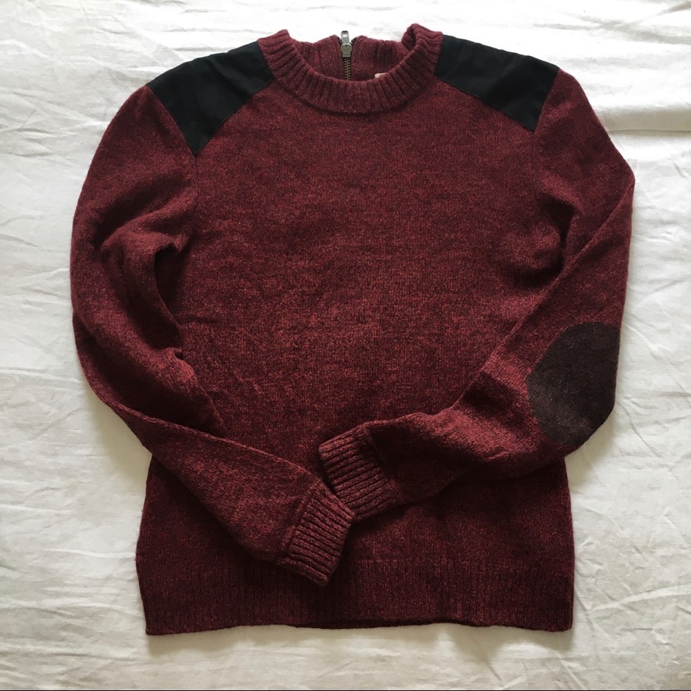 Brooklyn Industries Burgundy Lambswool Sweater